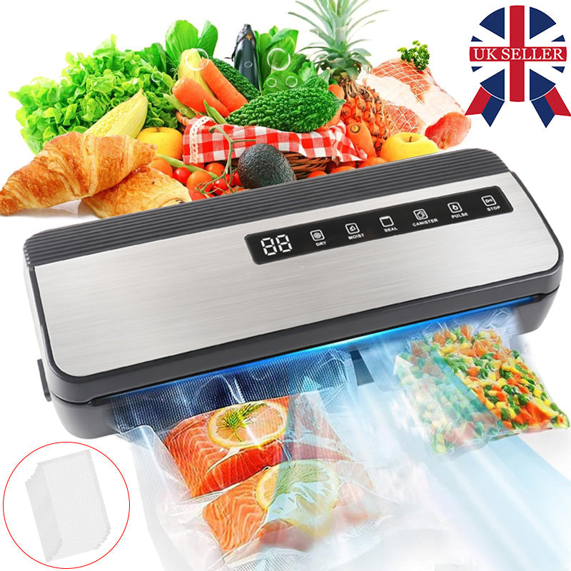 Electric Food Vacuum Sealer Automatic Dry Wet Sealing Packaging Machine