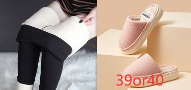 Oversized Cashmere Tight Thermal Pants Autumn And Winter Cashmere Leggings For Women